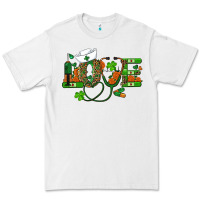 White st patricks day love nurse Premium Tee - RanaPortraitStore