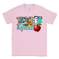 Bubblegum Pink teacher squad Classic Tee - BundleAndBundleShop