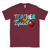 Burgundy teacher squad Classic Tee - BundleAndBundleShop