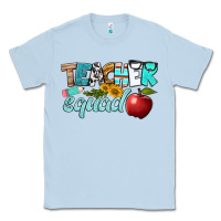 Dusty Blue teacher squad Classic Tee - BundleAndBundleShop