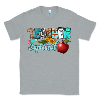Heather Grey teacher squad Classic Tee - BundleAndBundleShop