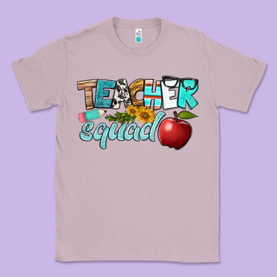 Teacher Squad Classic Tee Designed By Bundleandbundleshop