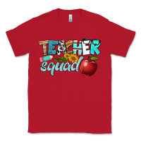 Red teacher squad Classic Tee - BundleAndBundleShop