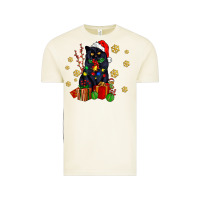 Vintage Arctic black cat meowy christmas Vintage Tee - AdoDesignShop