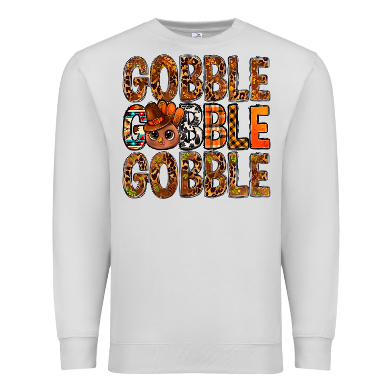 Western Gobble With Turkey Bbs Premium Sweatshirt by BundleAndBundleShop | Teevron