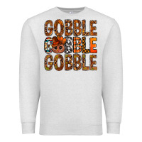 Oatmeal Heather western gobble with turkey bbs Premium Sweatshirt - BundleAndBundleShop
