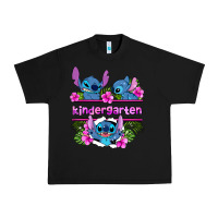 Black preview flower stitch kindergarten Urban Heavy Tee - AdoDesignShop
