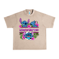 French Oak preview flower stitch kindergarten Urban Heavy Tee - AdoDesignShop