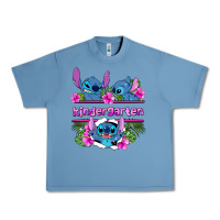 Pebble Blue preview flower stitch kindergarten Urban Heavy Tee - AdoDesignShop
