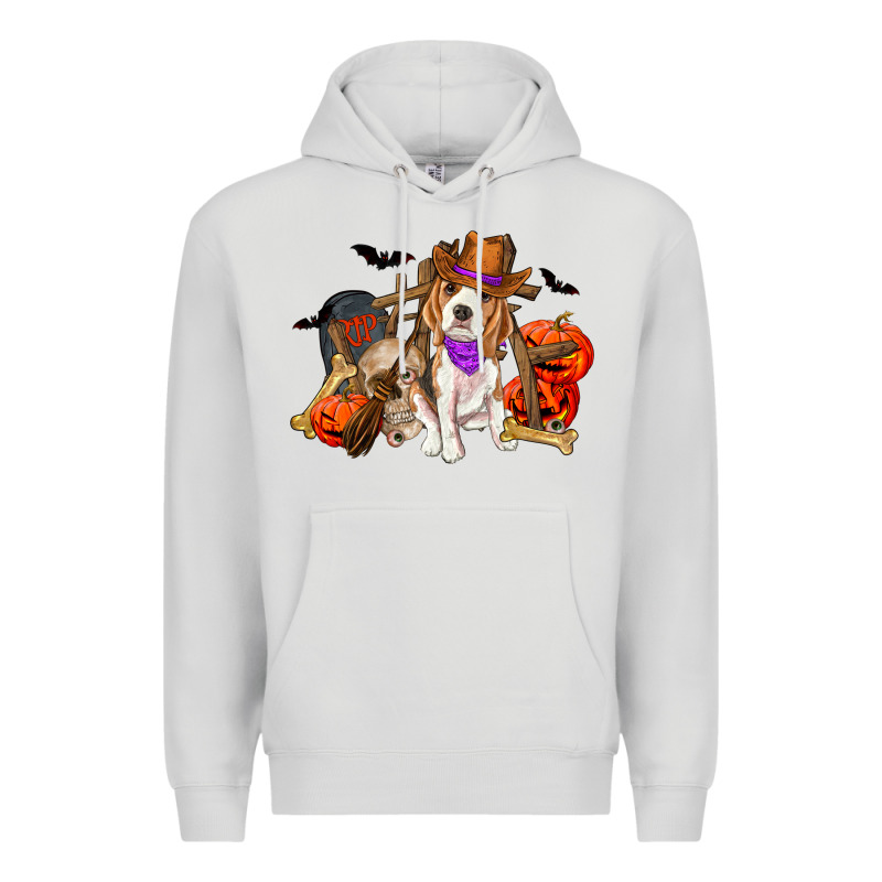 Halloween Beagle Dog Premium Hoodie by RanaPortraitStore | Teevron