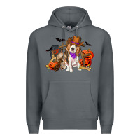 Rock Halloween beagle dog Premium Hoodie - RanaPortraitStore