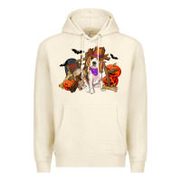 Sandshell Halloween beagle dog Premium Hoodie - RanaPortraitStore