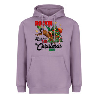 Lavender rockin around the christmas tree Heavyweight Hoodie - MaliasSmallBusiness