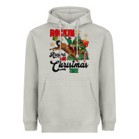 Moon Dust rockin around the christmas tree Heavyweight Hoodie - MaliasSmallBusiness