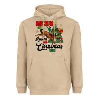 Mushroom rockin around the christmas tree Heavyweight Hoodie - MaliasSmallBusiness