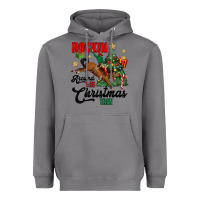 Rockin Around The Christmas Tree Heavyweight Hoodie | Teevron