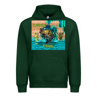 Forest Green wıshın i was fıshın Urban Hoodie - TumblerDesignByShophia