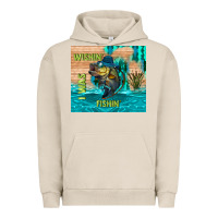 Pigment French Oak wıshın i was fıshın Urban Hoodie - TumblerDesignByShophia