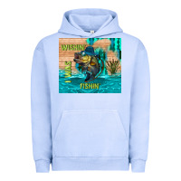 Pigment Grape Ice wıshın i was fıshın Urban Hoodie - TumblerDesignByShophia