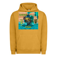 Pigment Peanut Butter wıshın i was fıshın Urban Hoodie - TumblerDesignByShophia