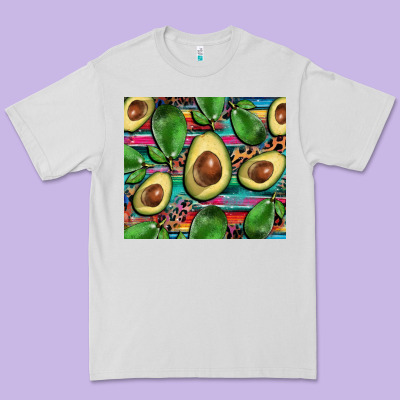 Avacado Premium Tee Designed By Barkaloodesign