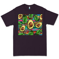 Plum avacado Premium Tee - BarkalooDesign