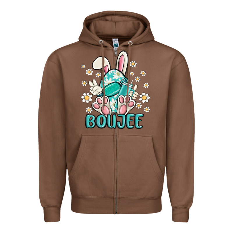 Boujee  Easter  Egg Zipper Hoodie by MaliasSmallBusiness | Teevron