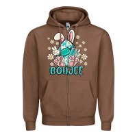 Chestnut boujee  easter  egg Zipper Hoodie - MaliasSmallBusiness