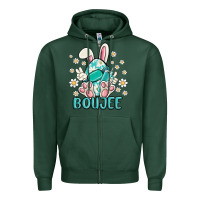 Sports Green boujee  easter  egg Zipper Hoodie - MaliasSmallBusiness