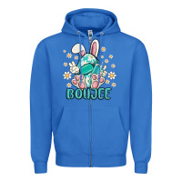 True Royal boujee  easter  egg Zipper Hoodie - MaliasSmallBusiness