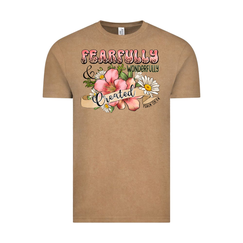 Fearfully And Wonderfully Created Vintage Tee by JahusDesignShop | Teevron