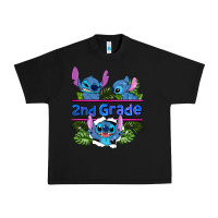 Black preview flower stitch 2nd grade Urban Heavy Tee - AdoDesignShop