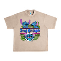 French Oak preview flower stitch 2nd grade Urban Heavy Tee - AdoDesignShop