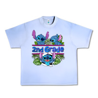 Grape Ice preview flower stitch 2nd grade Urban Heavy Tee - AdoDesignShop