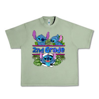 Oil Green preview flower stitch 2nd grade Urban Heavy Tee - AdoDesignShop