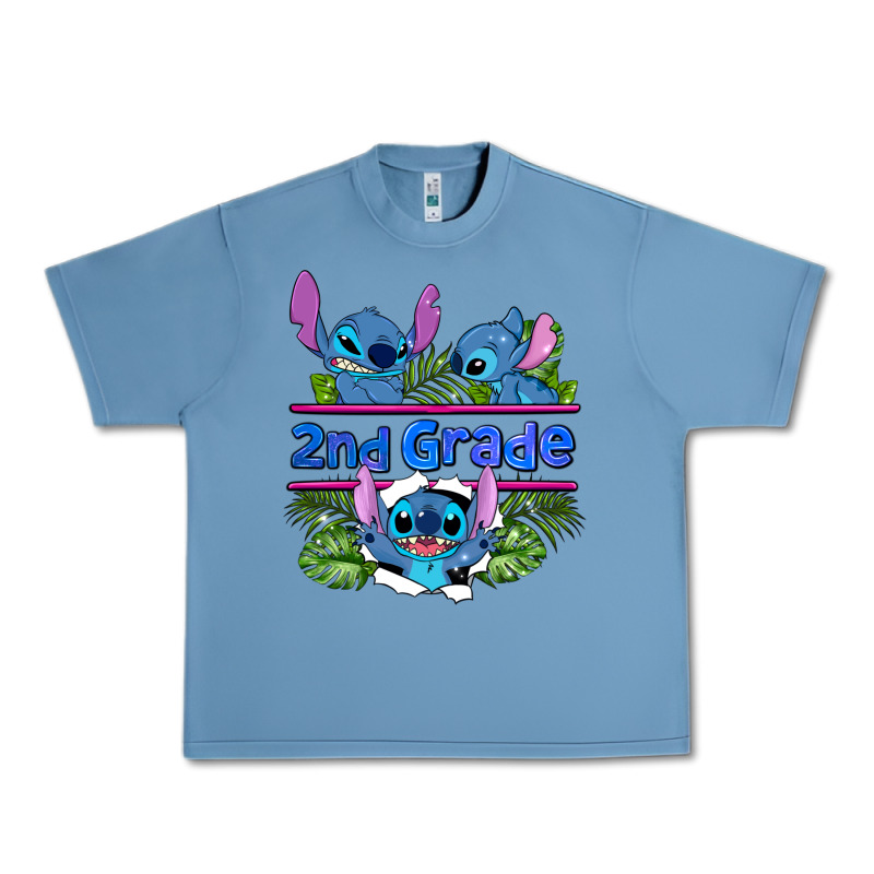 Preview Flower Stitch 2nd Grade Urban Heavy Tee by AdoDesignShop | Teevron