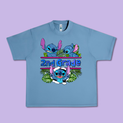 Preview Flower Stitch 2nd Grade Urban Heavy Tee Designed By Adodesignshop