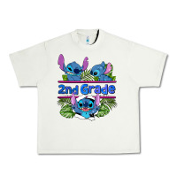 Pistachio preview flower stitch 2nd grade Urban Heavy Tee - AdoDesignShop