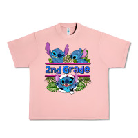 Salmon preview flower stitch 2nd grade Urban Heavy Tee - AdoDesignShop