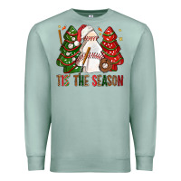 Seafoam tis' the season baseball christmas cakes bbs Premium Sweatshirt - BundleAndBundleShop