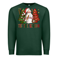 Sports Green tis' the season baseball christmas cakes bbs Premium Sweatshirt - BundleAndBundleShop
