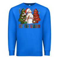 True Royal tis' the season baseball christmas cakes bbs Premium Sweatshirt - BundleAndBundleShop