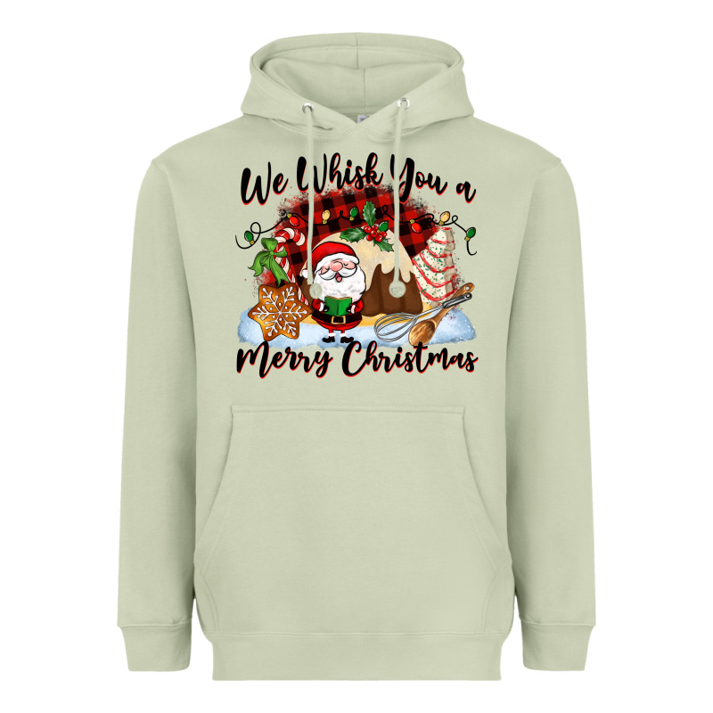 We Whisk You A Merry Christmas Heavyweight Hoodie by NancyCooperArtShop | Teevron
