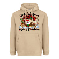 Mushroom We whisk you a Merry Christmas Heavyweight Hoodie - NancyCooperArtShop