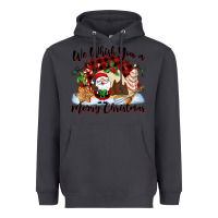 Smoke We whisk you a Merry Christmas Heavyweight Hoodie - NancyCooperArtShop