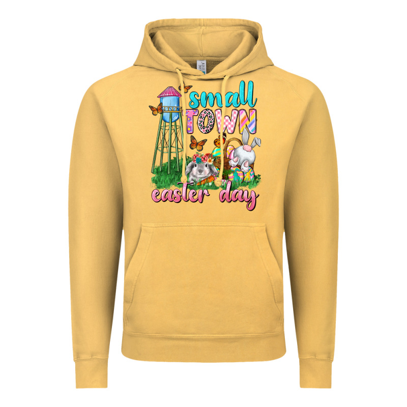 Small Town Easter Day Vintage Hoodie by Neo Western | Teevron