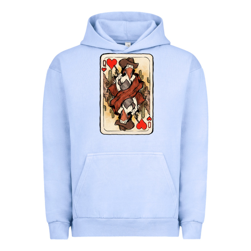 Queen Of Hearts Cowgirl Urban Hoodie by HowdyJamesFarm | Teevron
