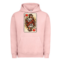 Pigment Salmon Queen Of Hearts Cowgirl Urban Hoodie - HowdyJamesFarm