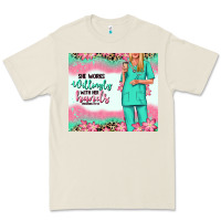 Bone she works willingly with her hands blonde nurse Premium Tee - RanaPortraitStore