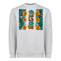 Heather Grey rodeo Heavyweight Sweatshirt - HRA Design Shop
